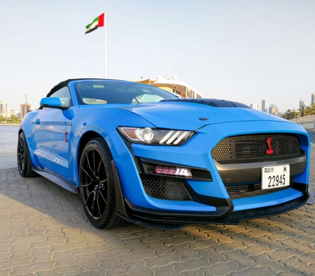 Ford Mustang Shelby GT350 Convertible V4 2018 for rent in دبي